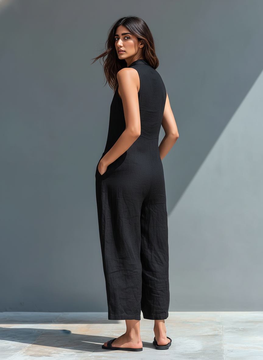 Lucinda | Elegante jumpsuit senza maniche