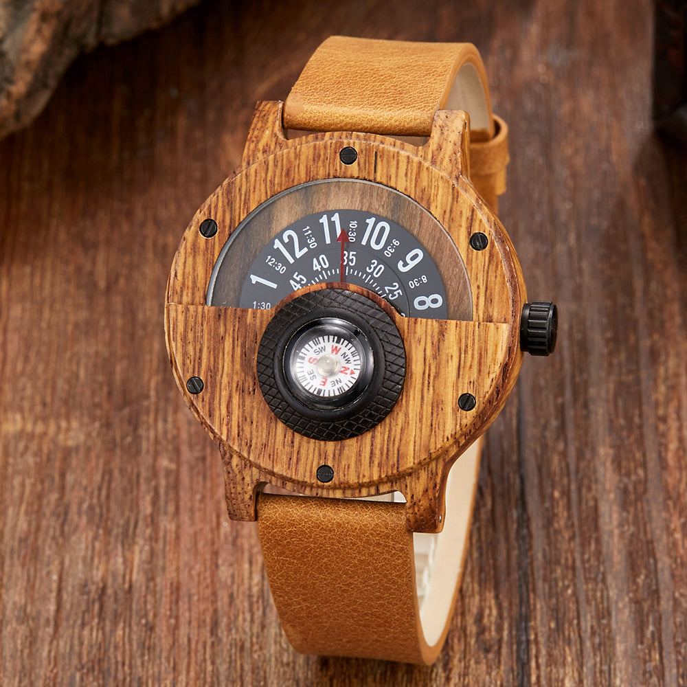 Orologio in Legno Helvani