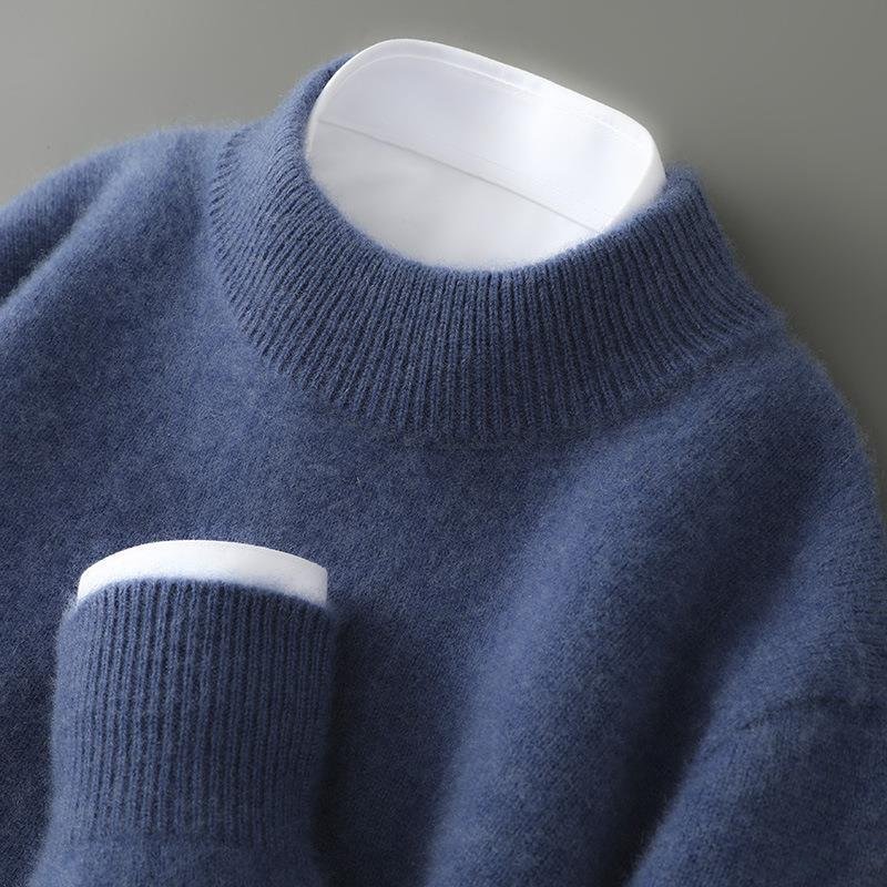 Maglione Crewneck Morbido in Velluto - Maglione a Collo Girocollo Morbido
