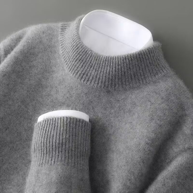 Maglione Crewneck Morbido in Velluto - Maglione a Collo Girocollo Morbido