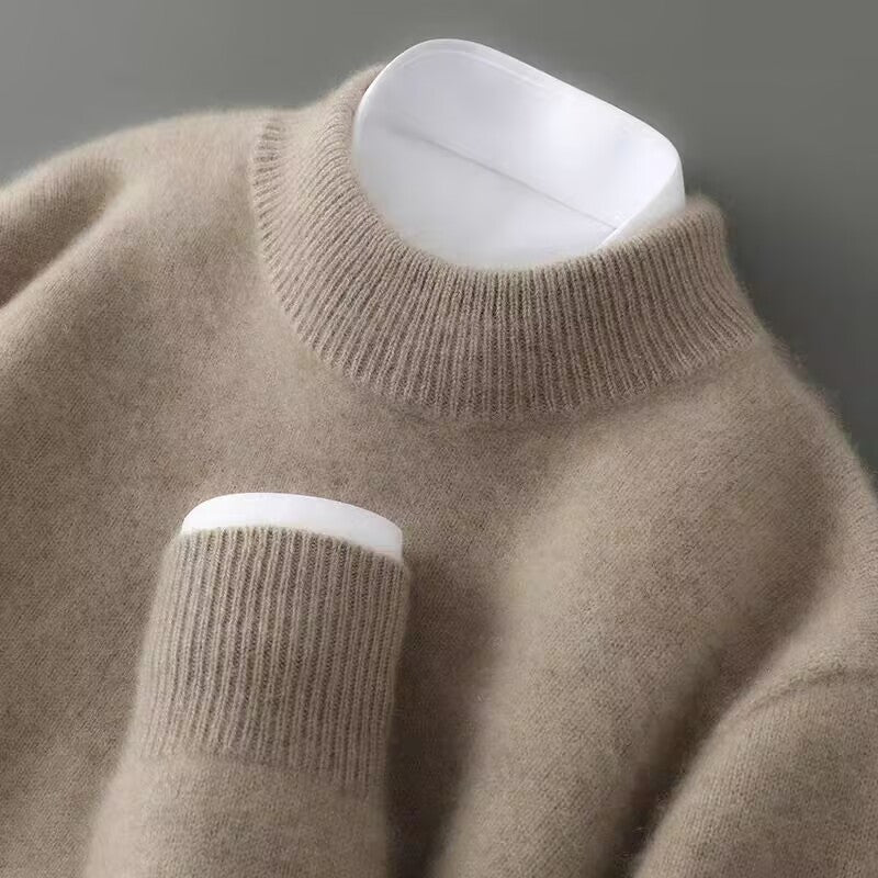 Maglione Crewneck Morbido in Velluto - Maglione a Collo Girocollo Morbido