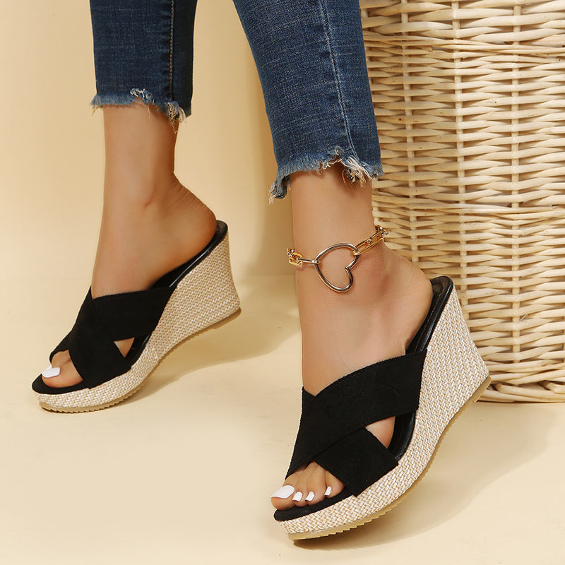Carla – Sandali con zeppa rilassati