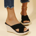 Carla – Sandali con zeppa rilassati
