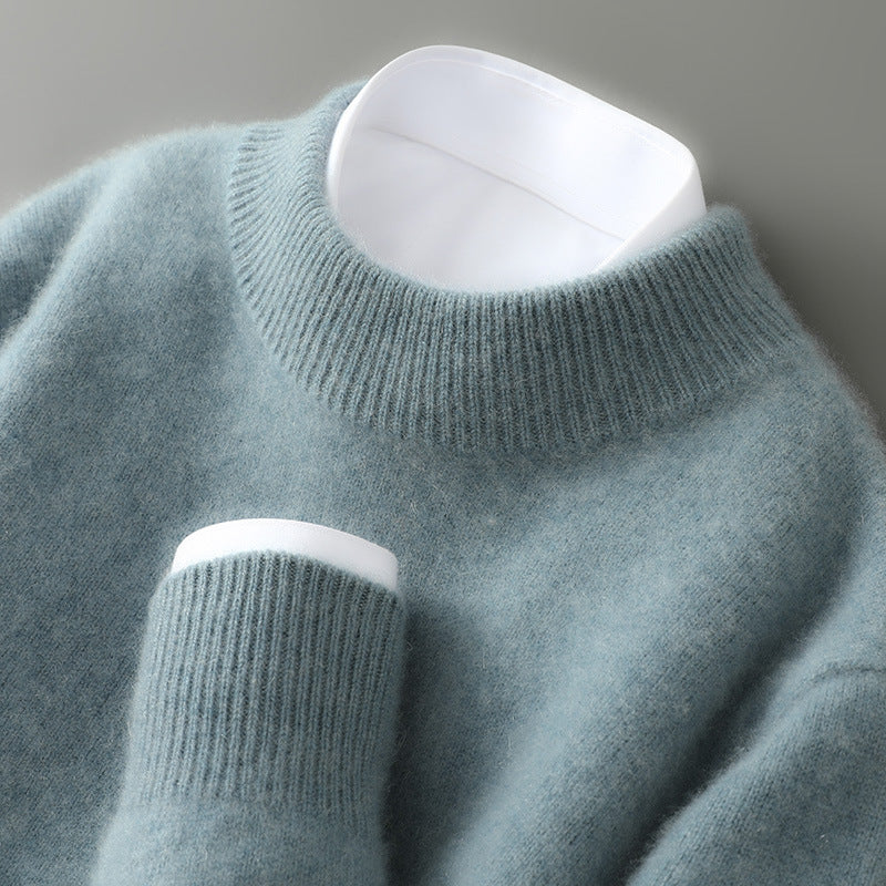 Maglione Crewneck Morbido in Velluto - Maglione a Collo Girocollo Morbido