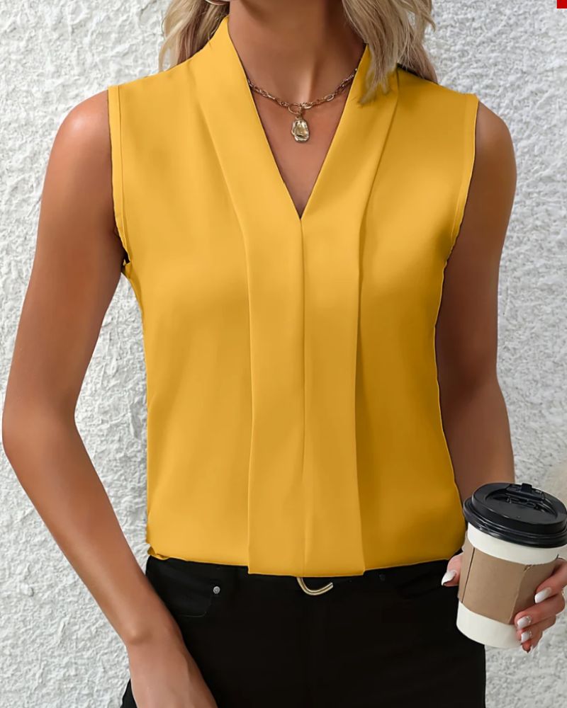 Nicole | Top casual e ampio con scollatura a V