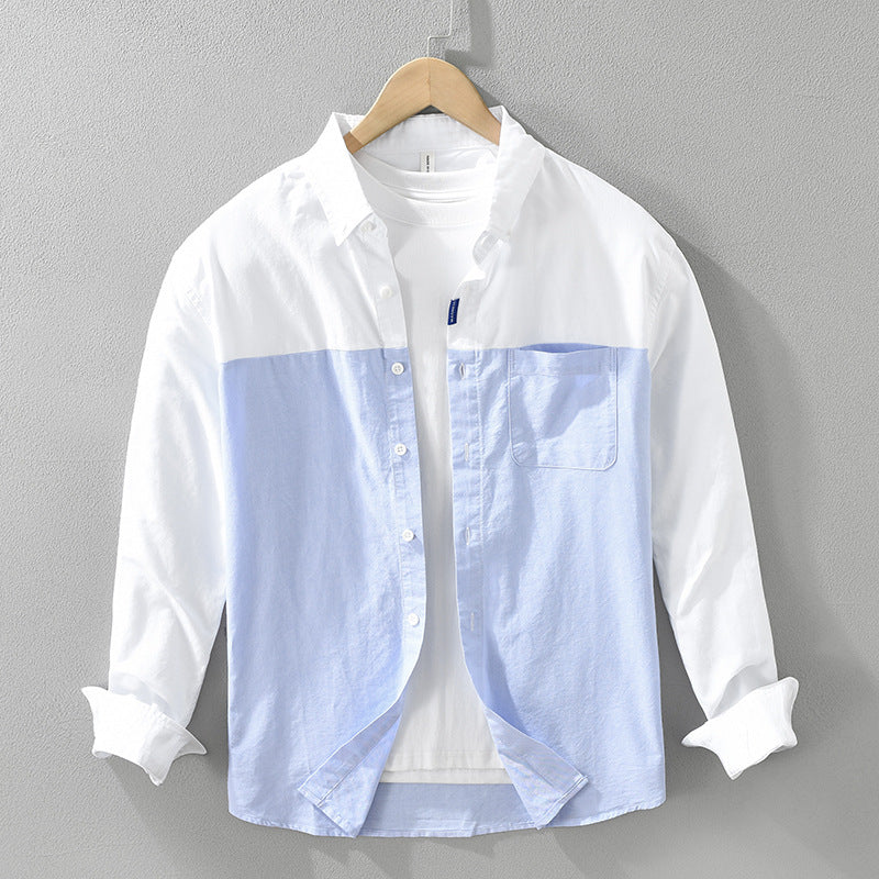 Jesper | Camicia Leggera Bicolore