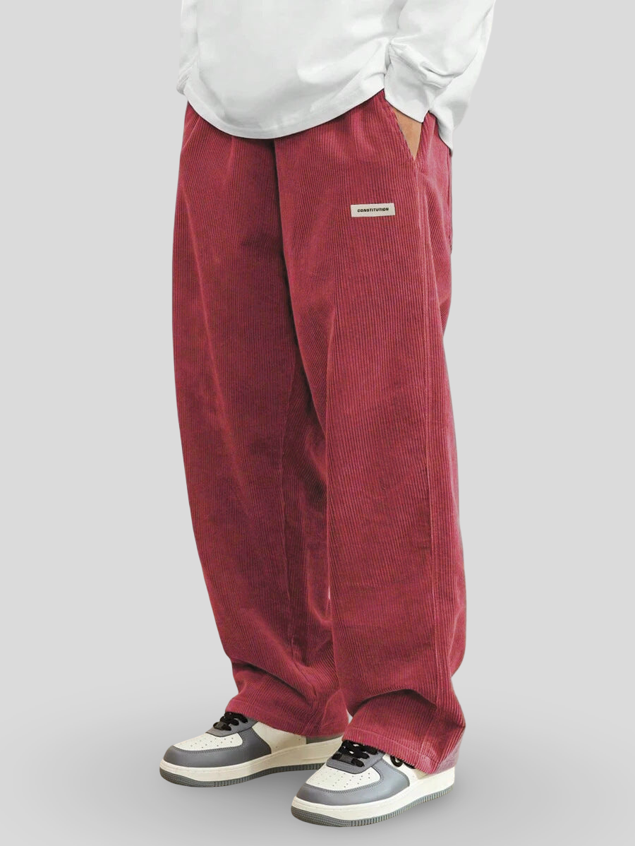 Lucas | Pantaloni in Velluto a Coste Larga