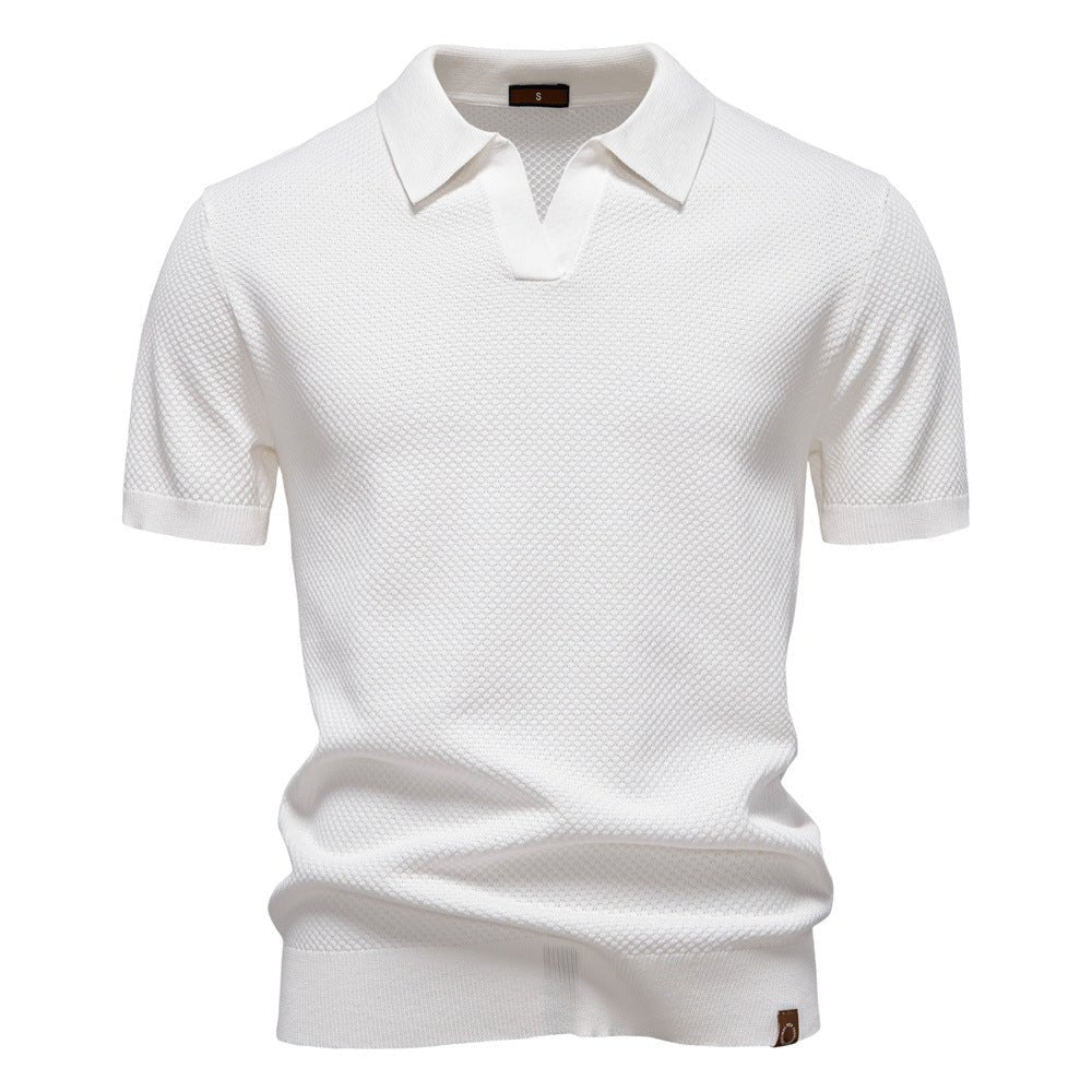 Agosto | Polo-shirt strutturato casual