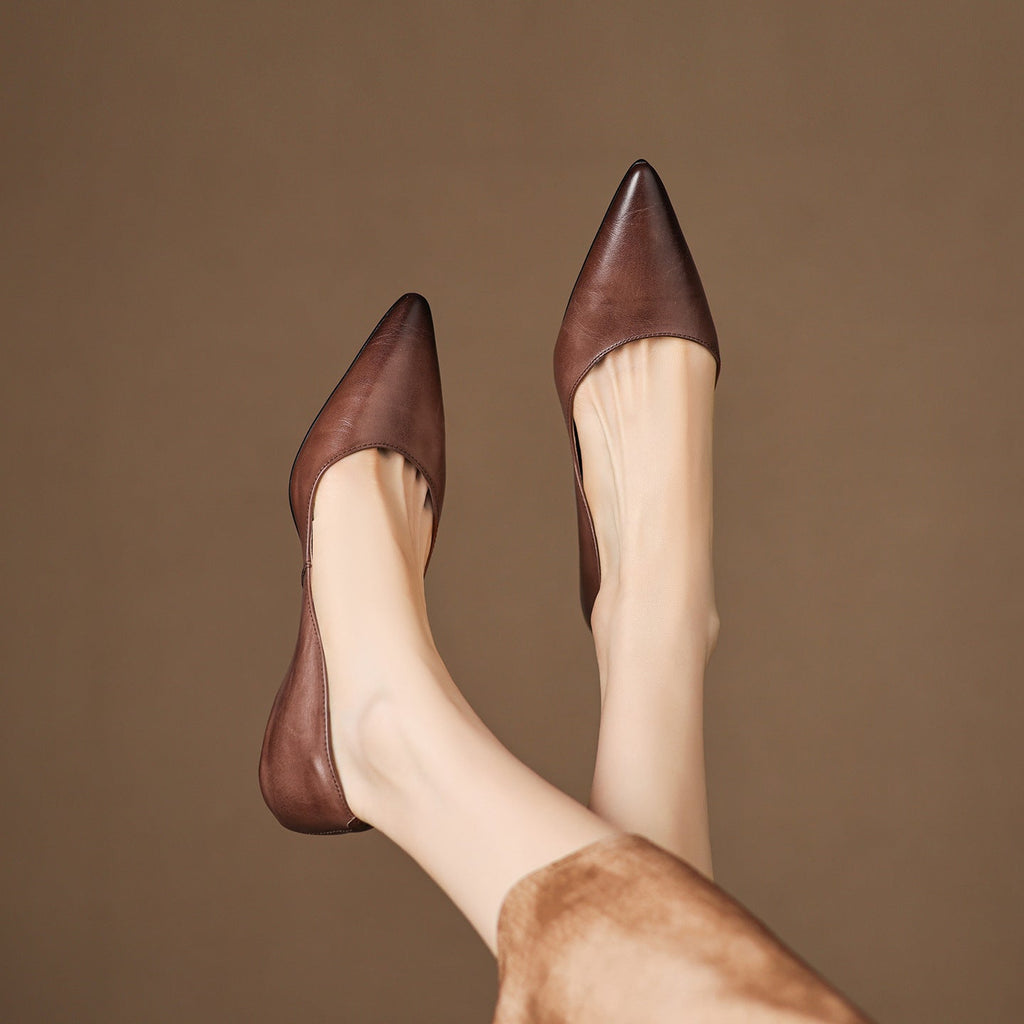Arla Ballerine in Vera Pelle