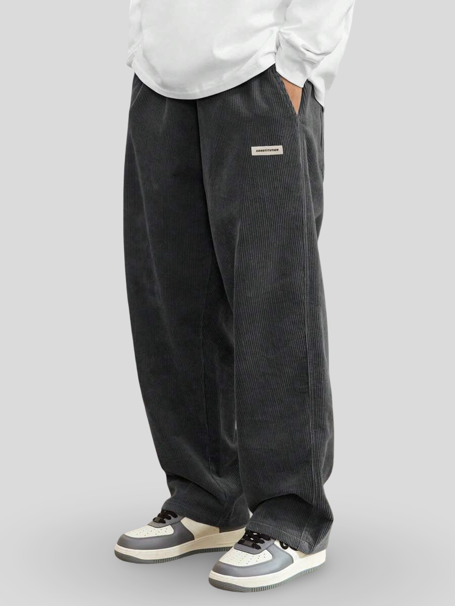 Lucas | Pantaloni in Velluto a Coste Larga