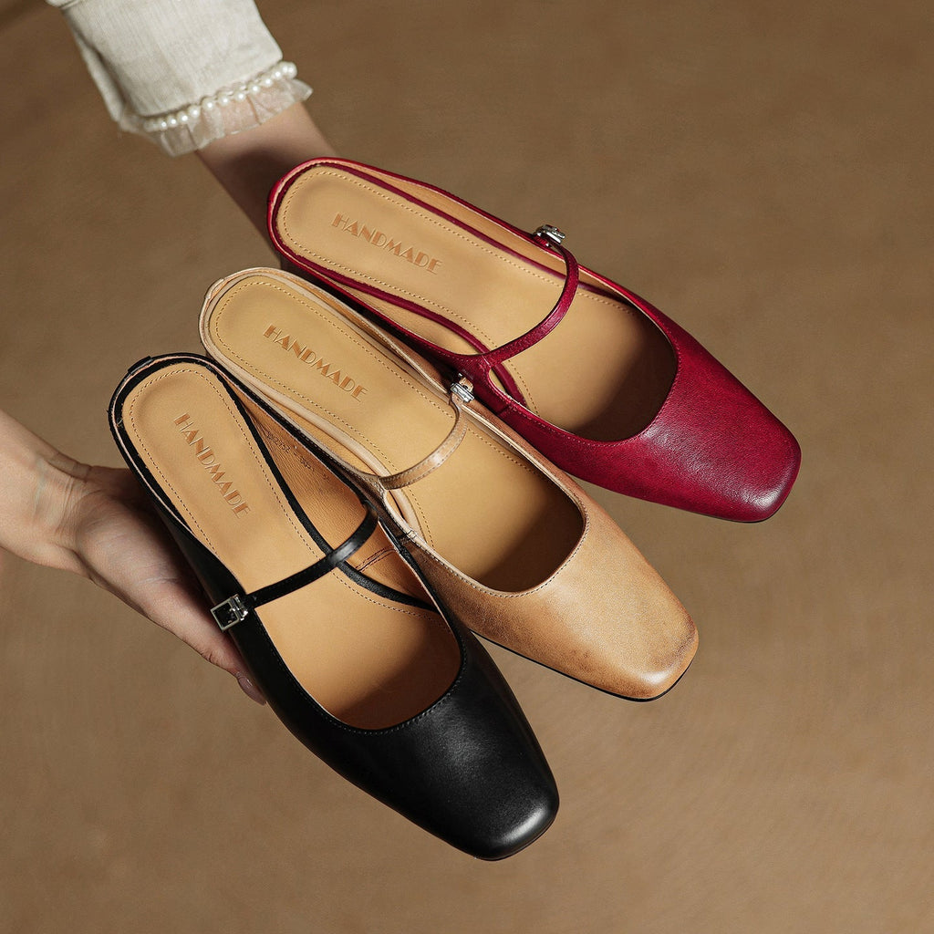 Meyra Pantofole in Pelle
