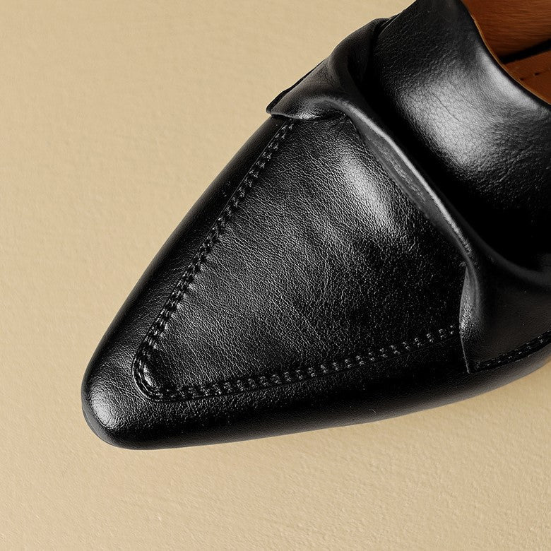 Marloe Mules in pelle a punta