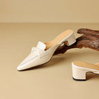 Marloe Mules in pelle a punta
