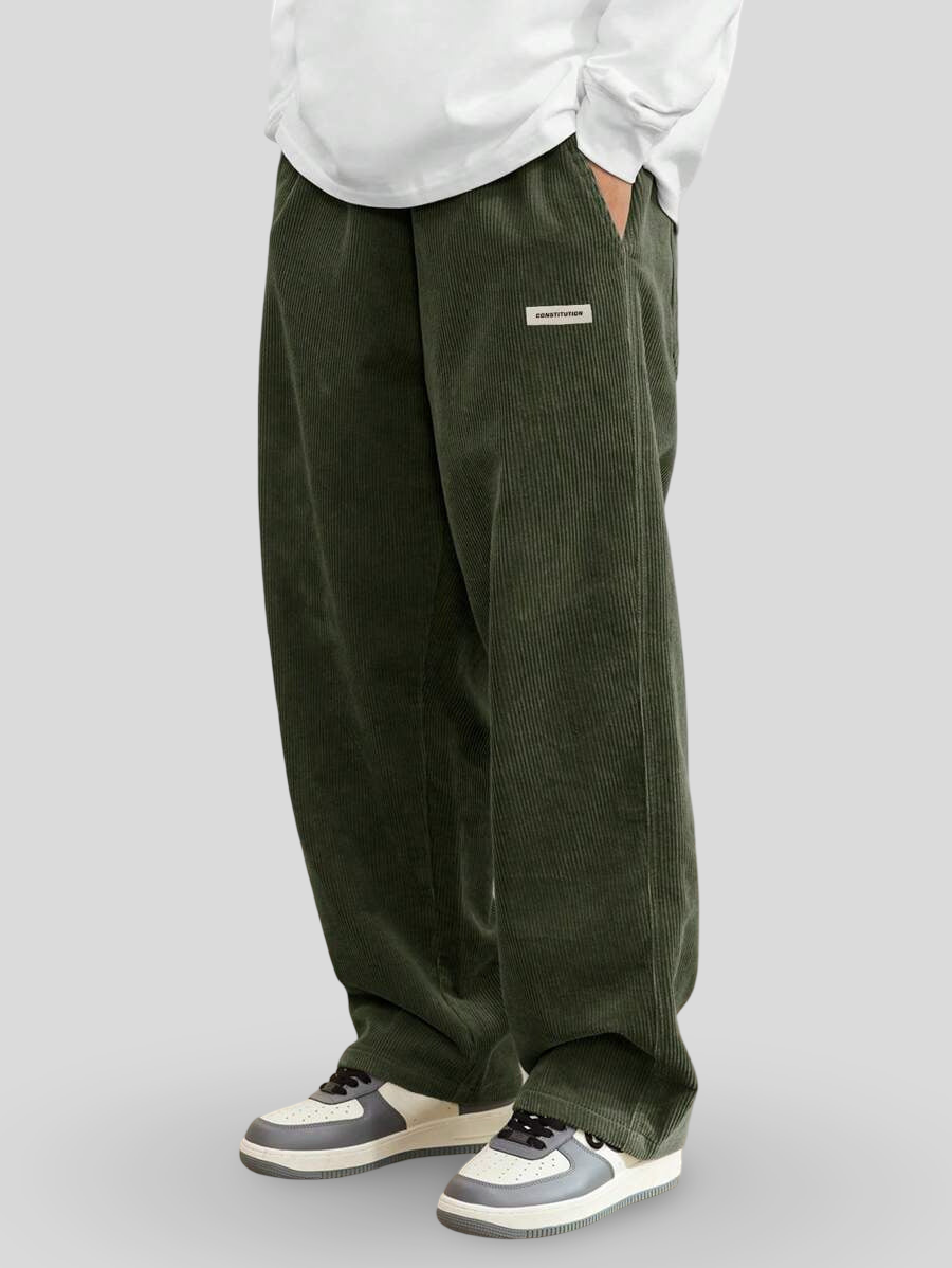 Lucas | Pantaloni in Velluto a Coste Larga