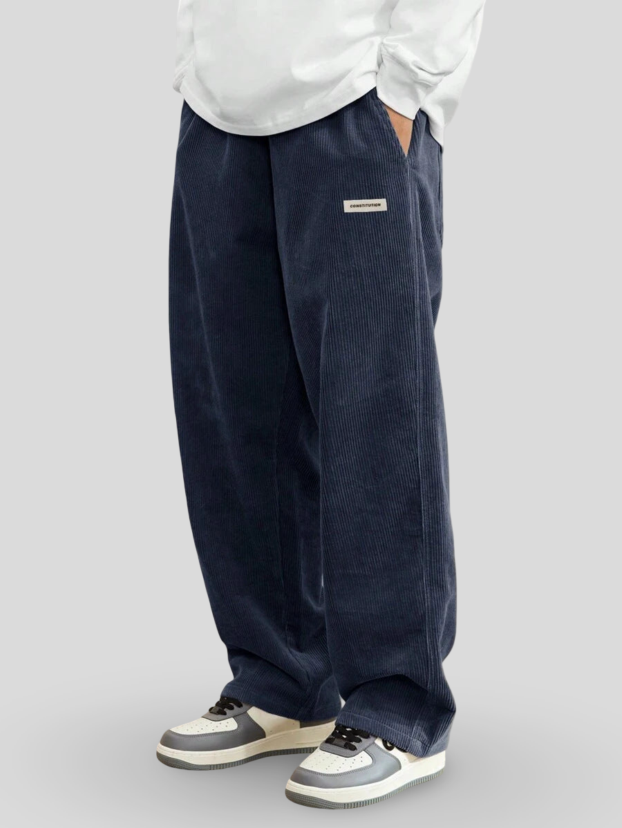 Lucas | Pantaloni in Velluto a Coste Larga