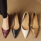 Ceyra Scarpe con Tacco Kitten in Pelle