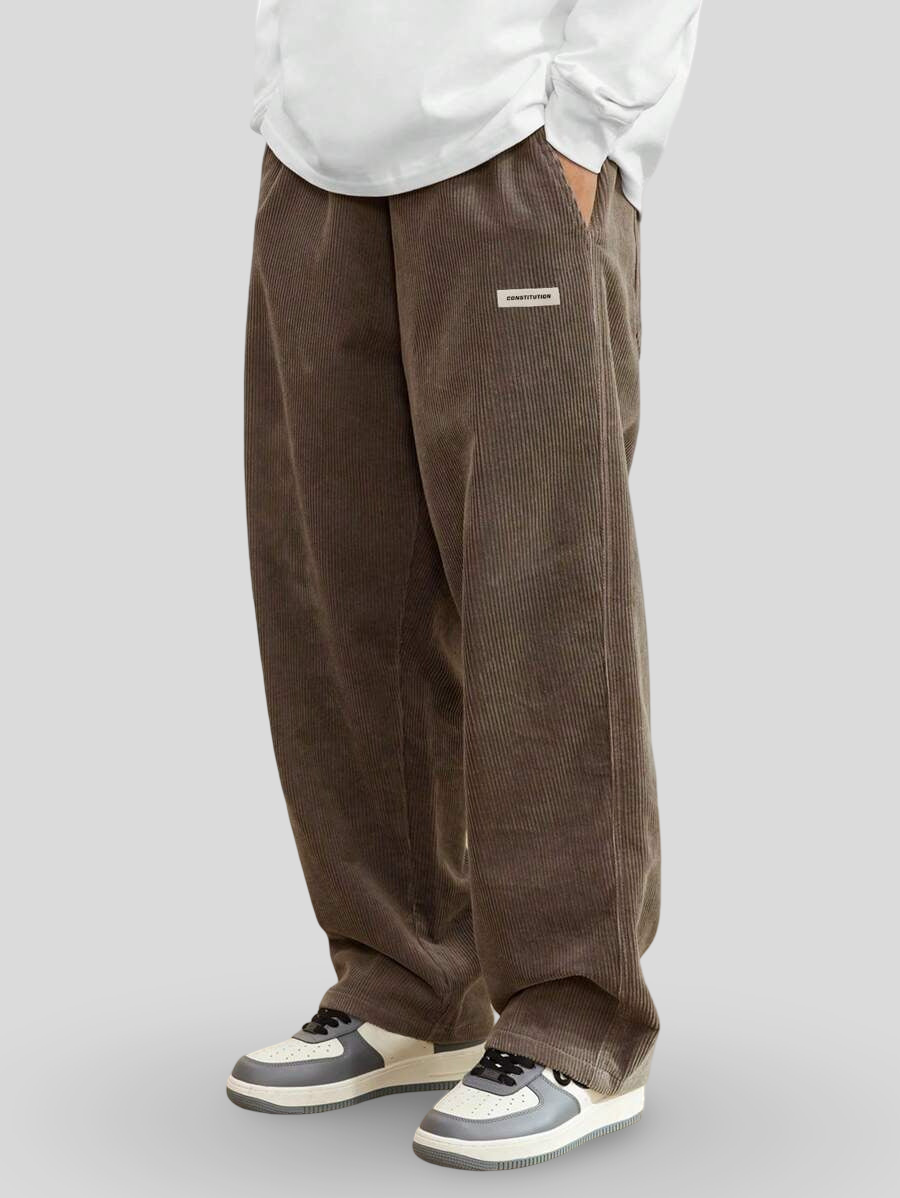 Lucas | Pantaloni in Velluto a Coste Larga