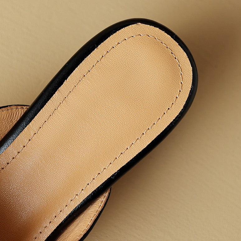 Marloe Mules in pelle a punta