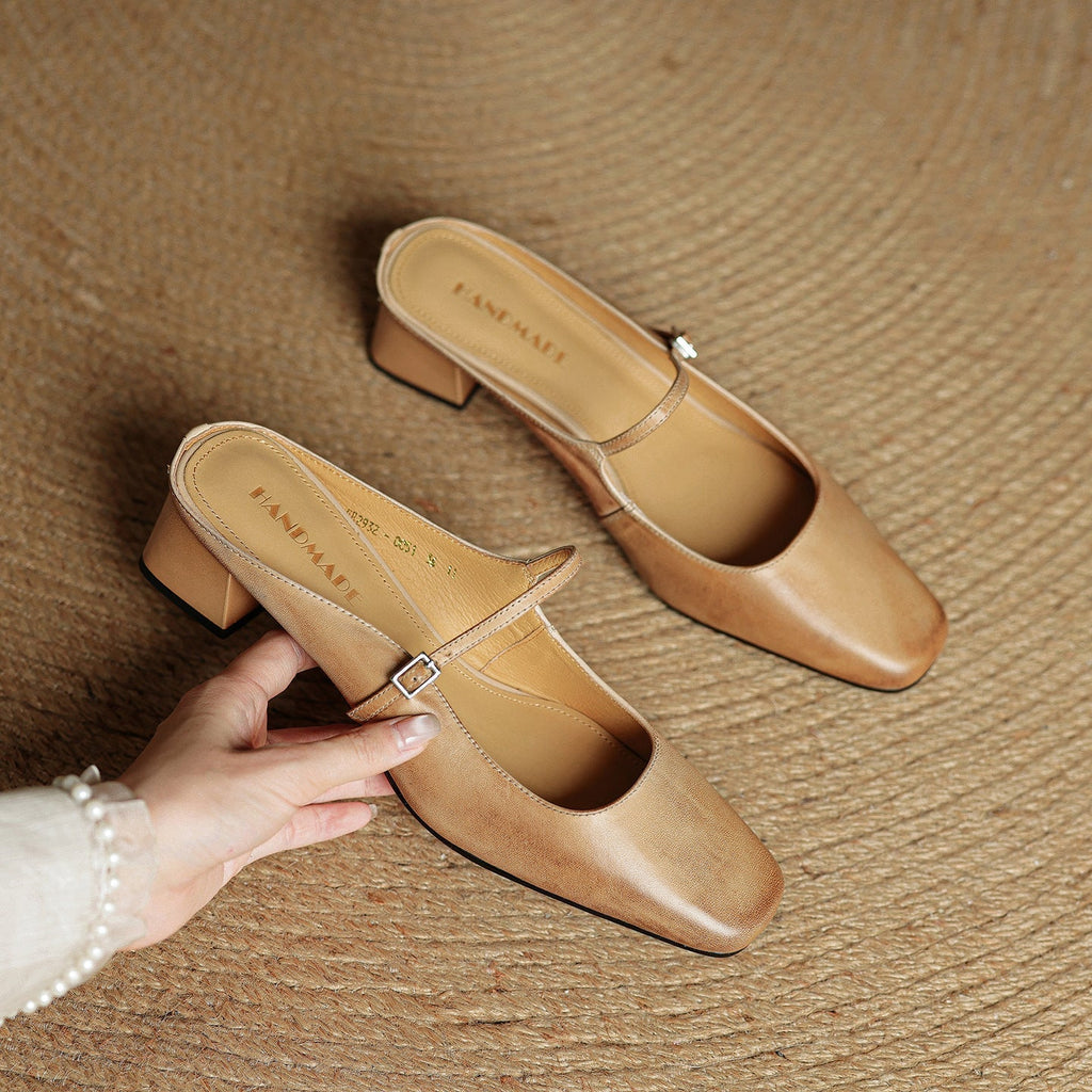 Meyra Pantofole in Pelle