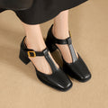 Pumps in pelle con T-Riemen Marcele