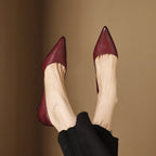 Ceyra Scarpe con Tacco Kitten in Pelle