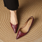 Ceyra Scarpe con Tacco Kitten in Pelle