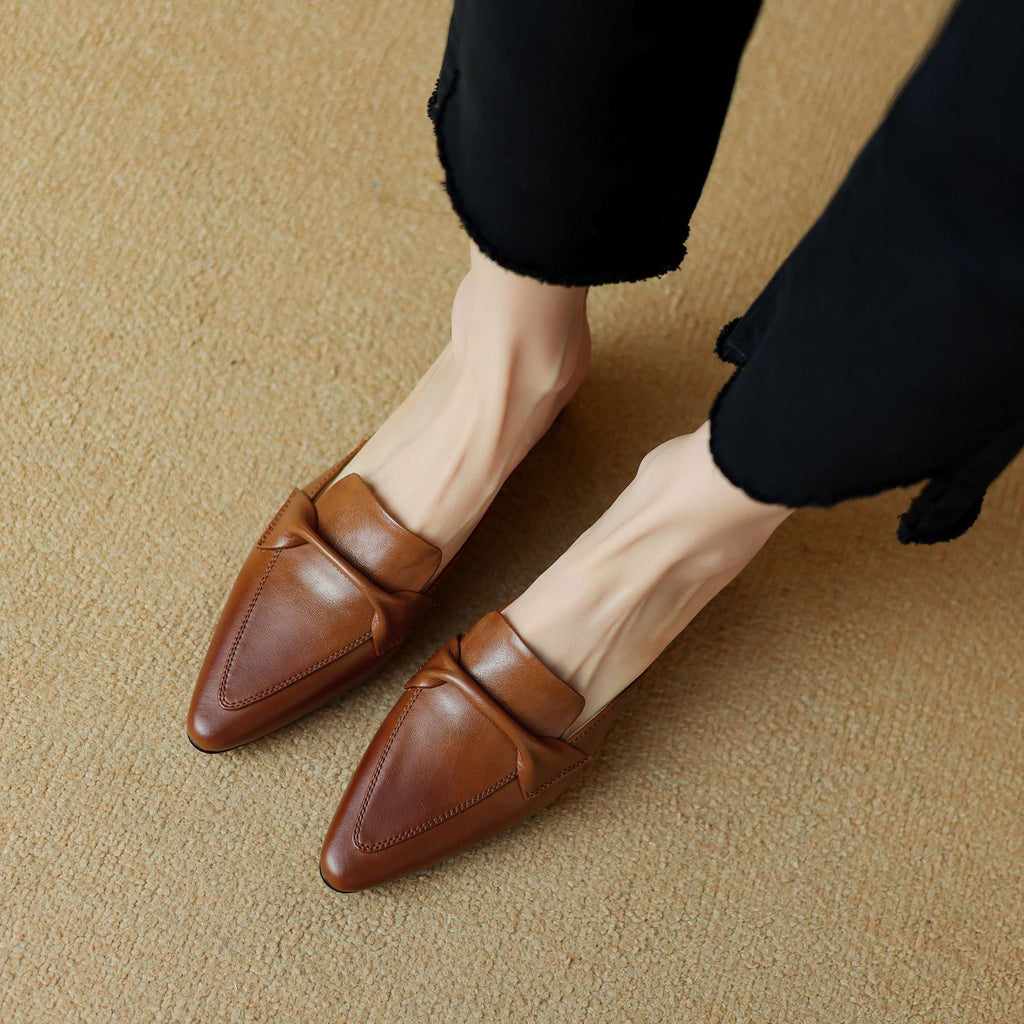 Marloe Mules in pelle a punta