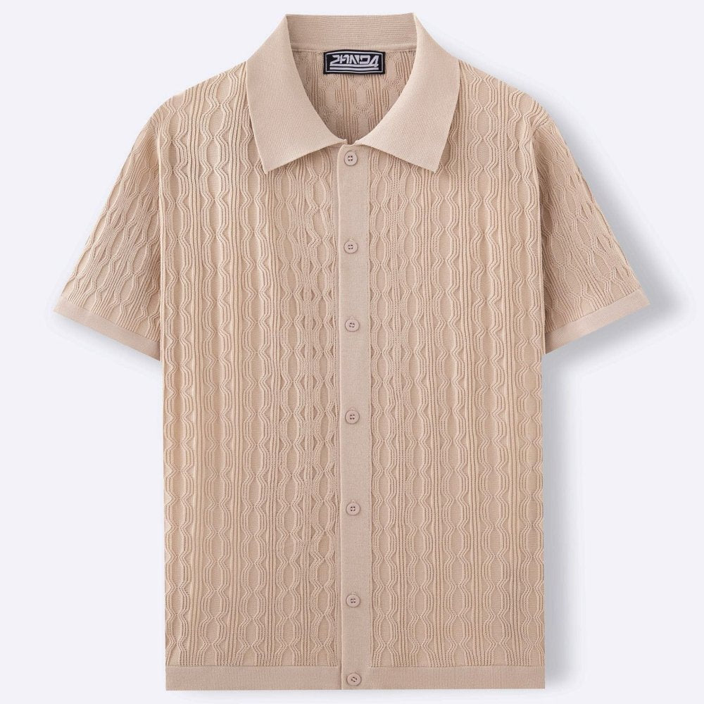 Menno | Camicia a maniche corte in maglia
