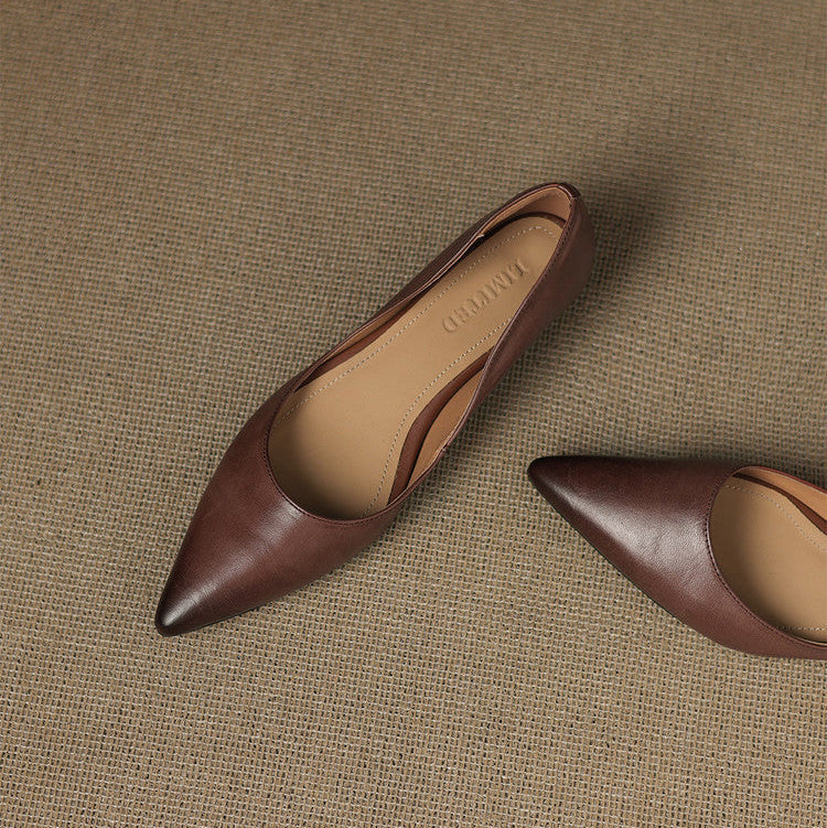 Arla Ballerine in Vera Pelle