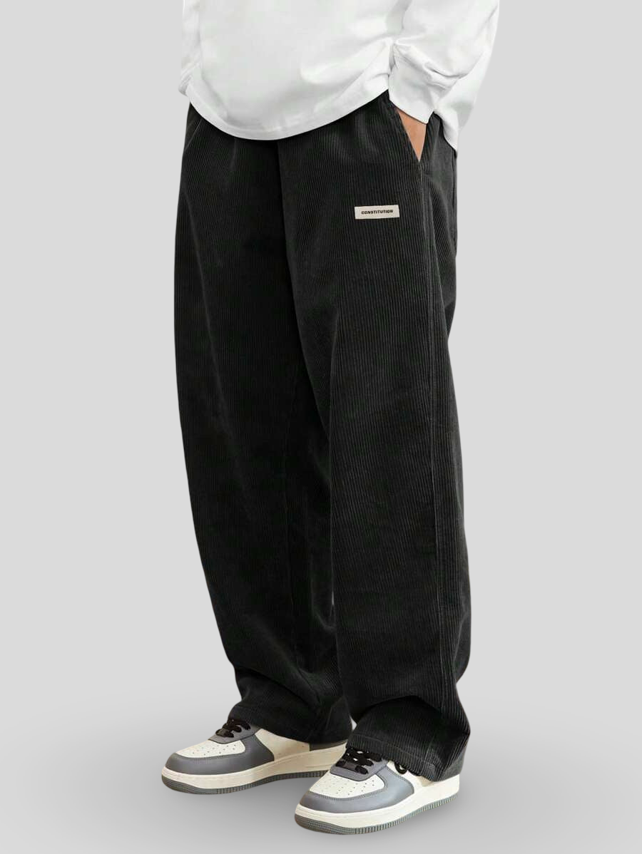 Lucas | Pantaloni in Velluto a Coste Larga