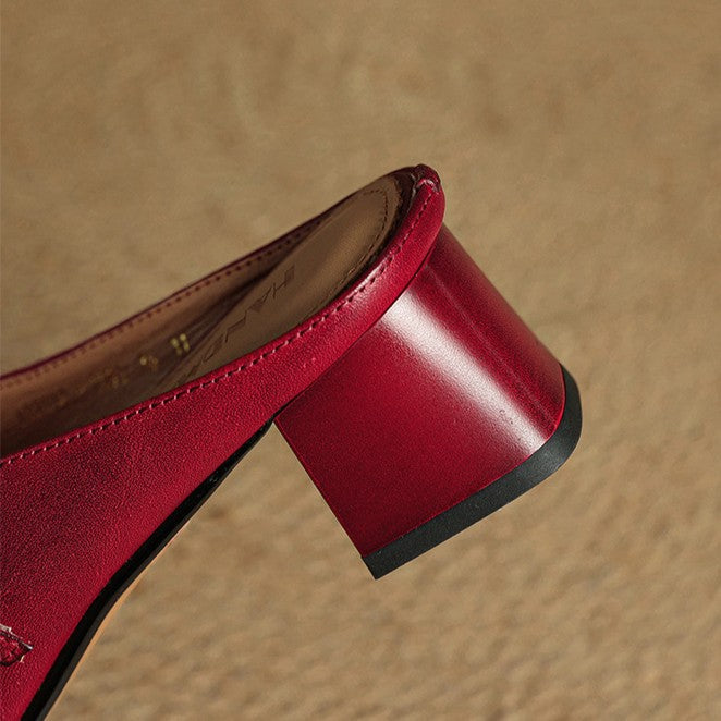 Meyra Pantofole in Pelle