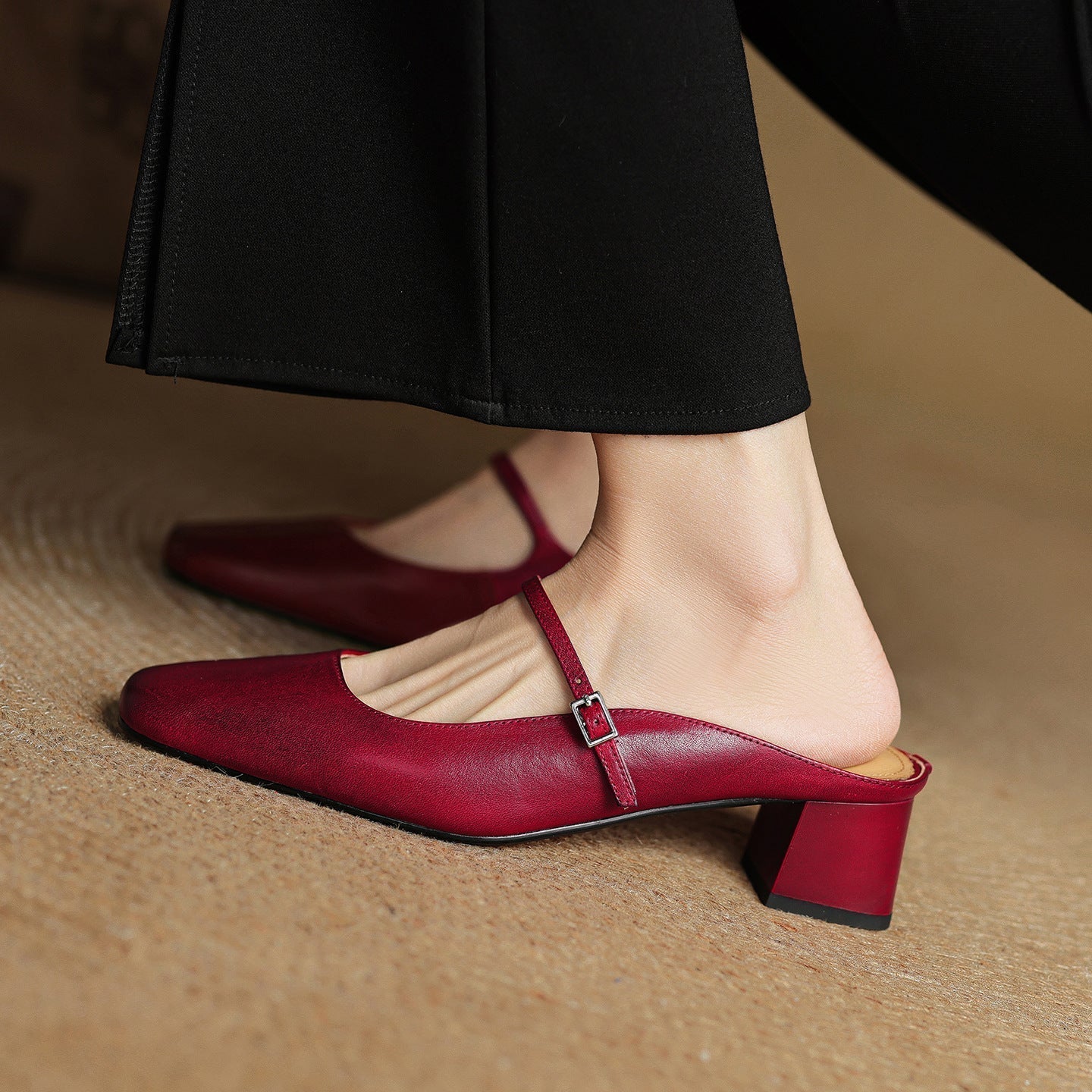 Meyra Pantofole in Pelle