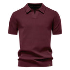 Agosto | Polo-shirt strutturato casual