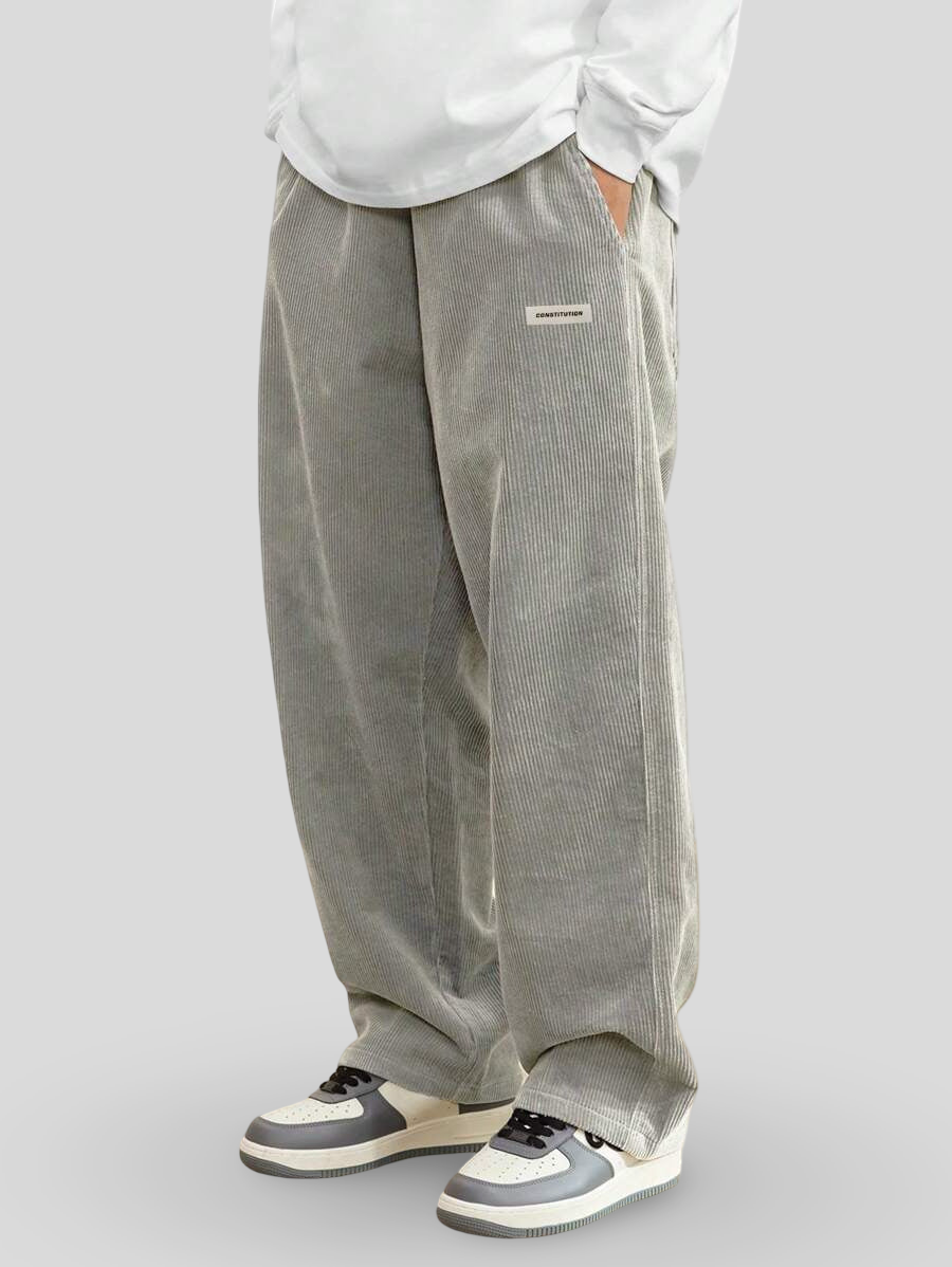 Lucas | Pantaloni in Velluto a Coste Larga
