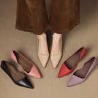 Orlisse Kitten Heel Pumps in Pelle