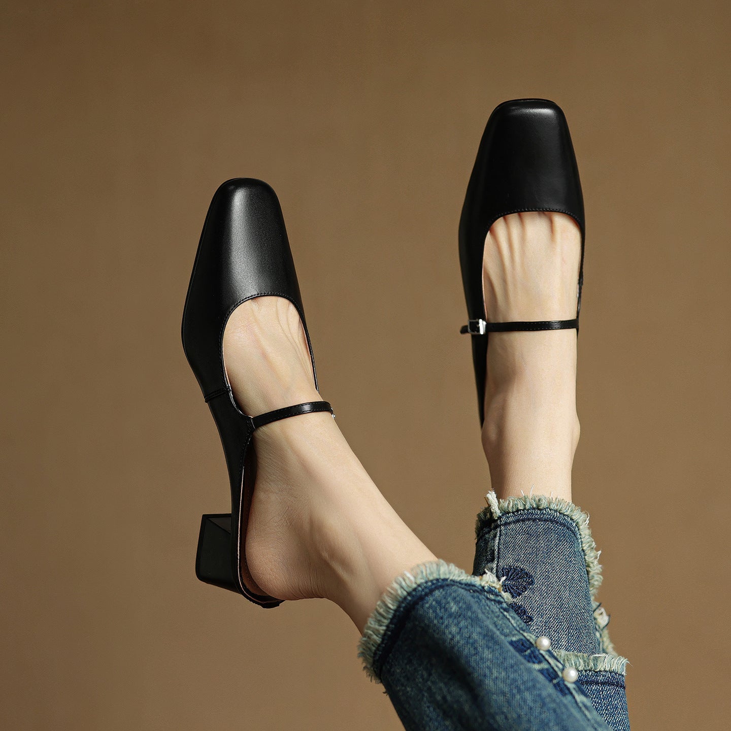 Meyra Pantofole in Pelle