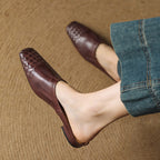 Mule in Vera Pelle Viola