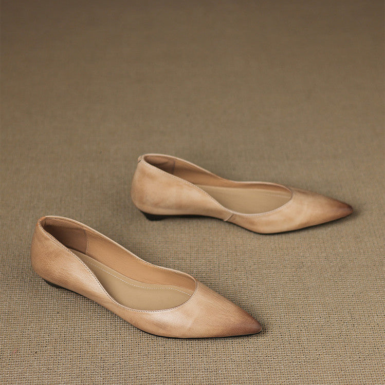 Arla Ballerine in Vera Pelle