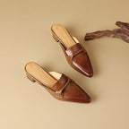 Marloe Mules in pelle a punta