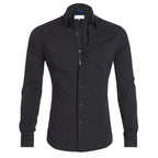 Camicia con zip antipiega Leo