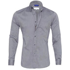 Camicia con zip antipiega Leo
