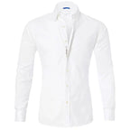 Camicia con zip antipiega Leo