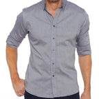 Camicia con zip antipiega Leo