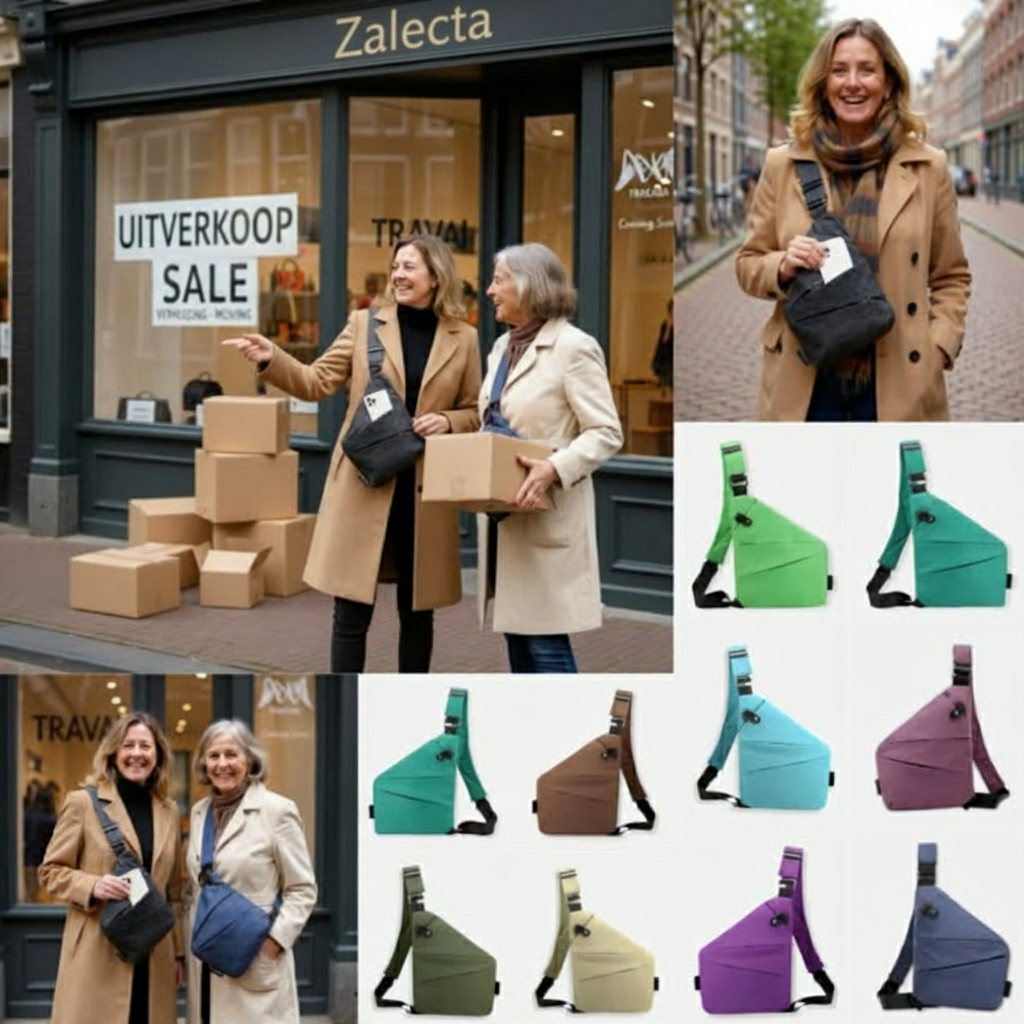 SecuWalker Borsa a Spalla Anti-Furto - Borsa a Crossbody Impermeabile