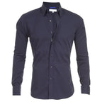 Camicia con zip antipiega Leo