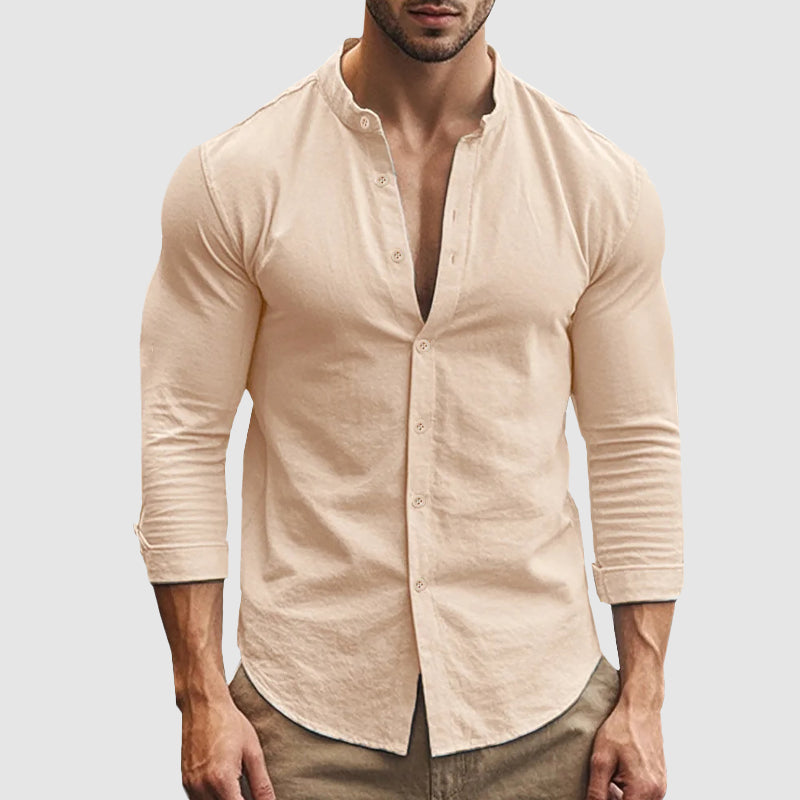 Camicia in lino Ademend