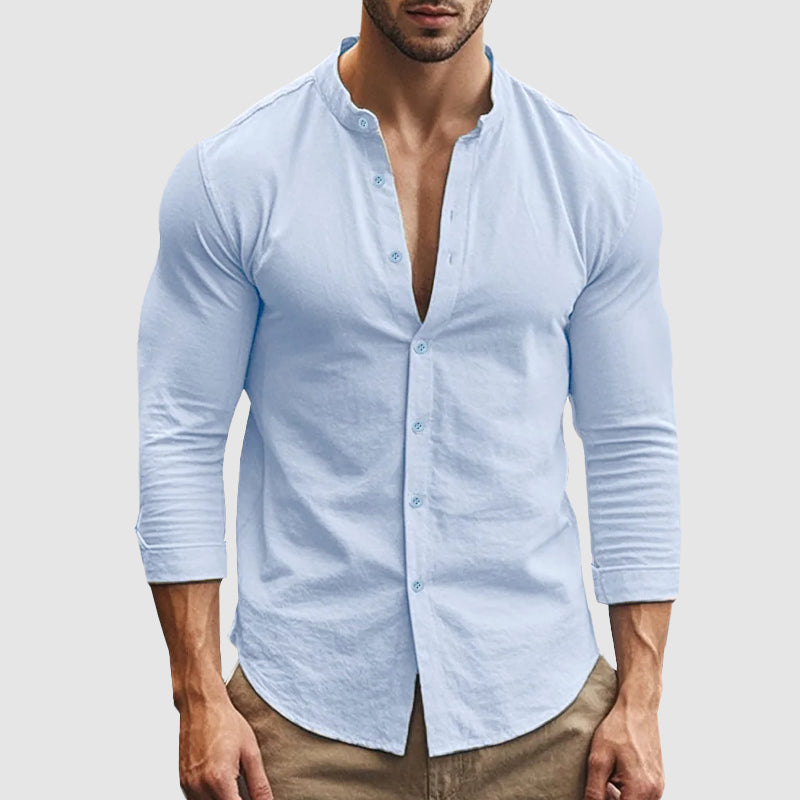 Camicia in lino Ademend