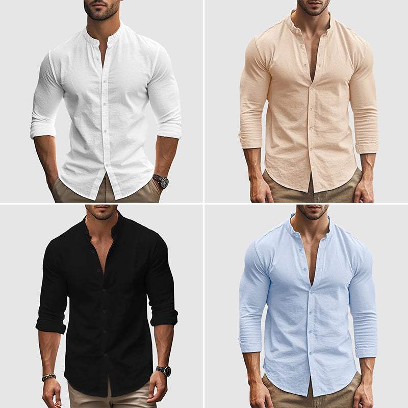 Camicia in lino Ademend
