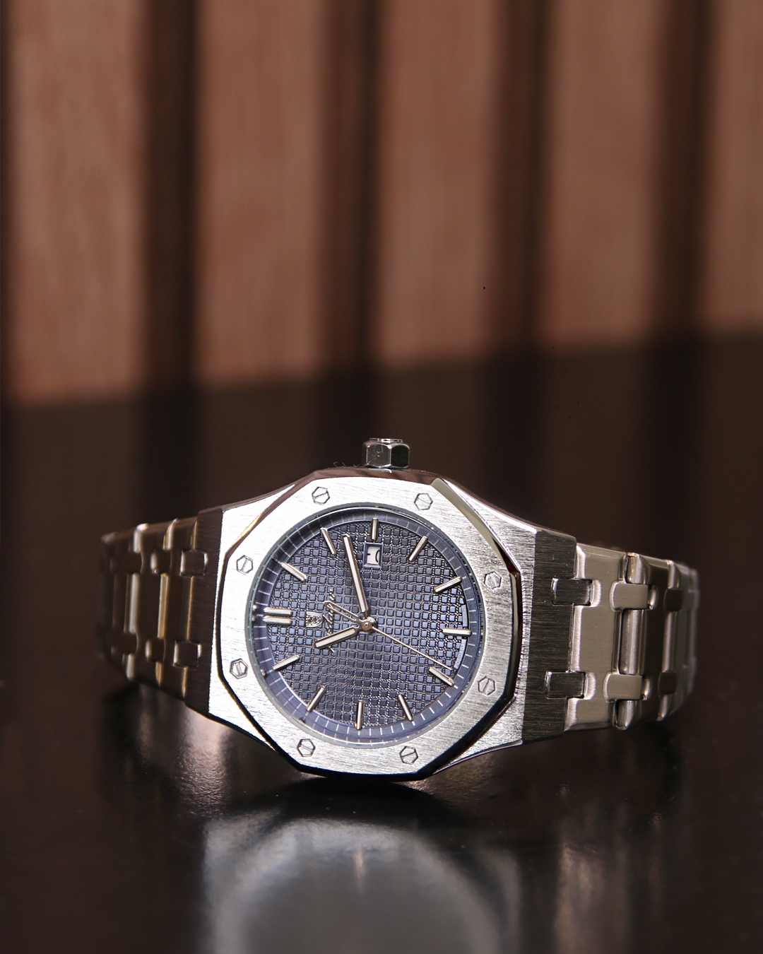 KingRoyal Luxe Orologio da Uomo - Orologio Pesante in Acciaio Inossidabile con Cassa Ottagonale
