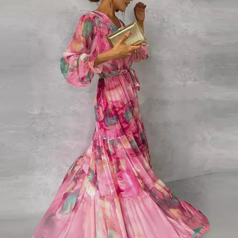 Sophie | Abito elegante con stampa floreale